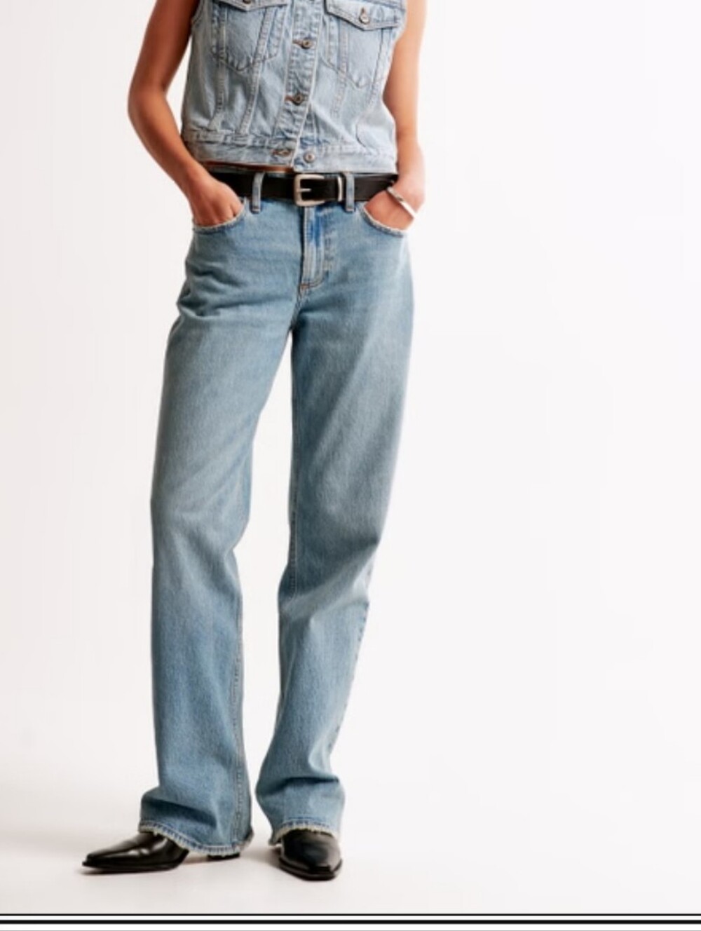 The Baggy Low Rise Curve Love Abercrombie & Fitch Jeans